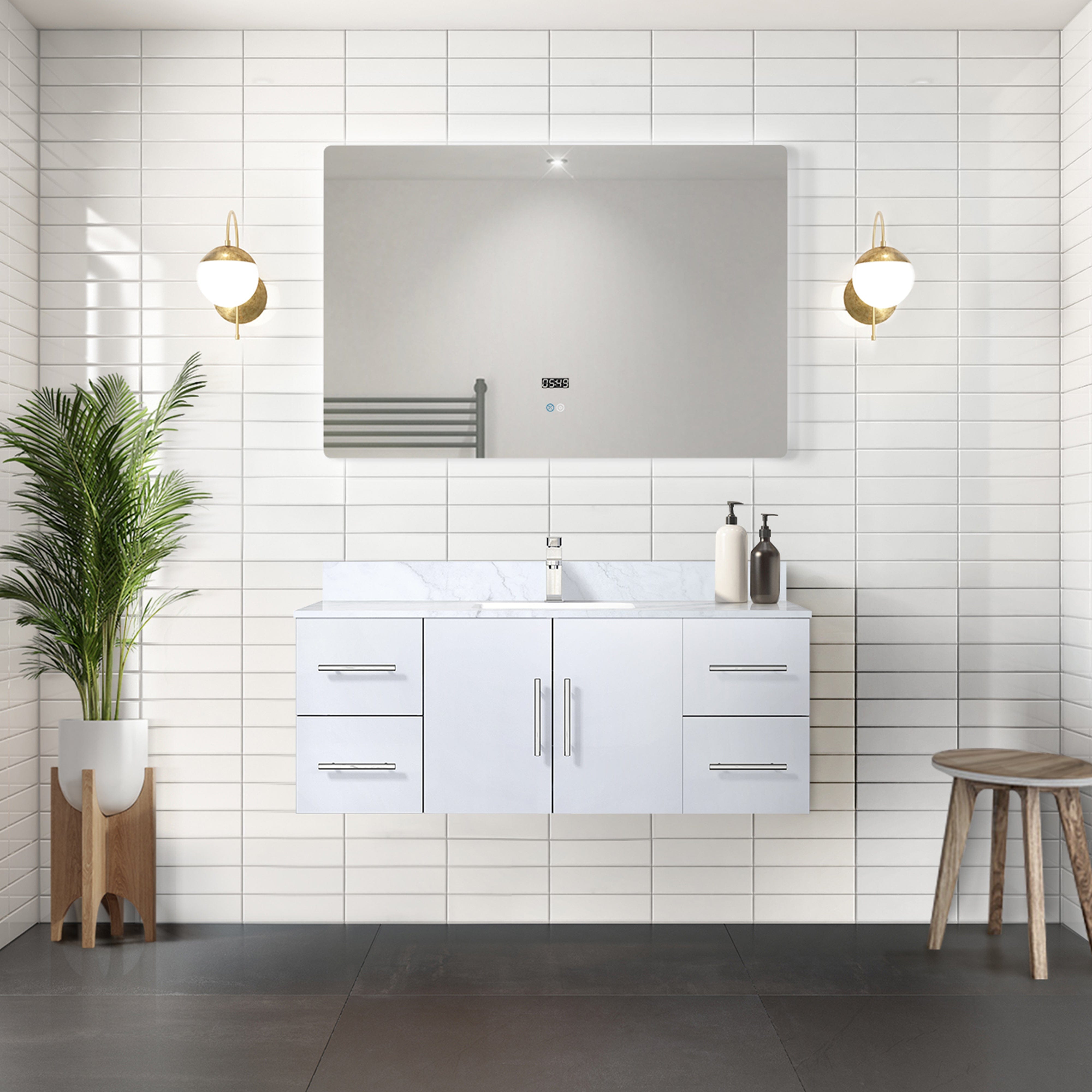 Bell + Modern Bathroom Vanity 48