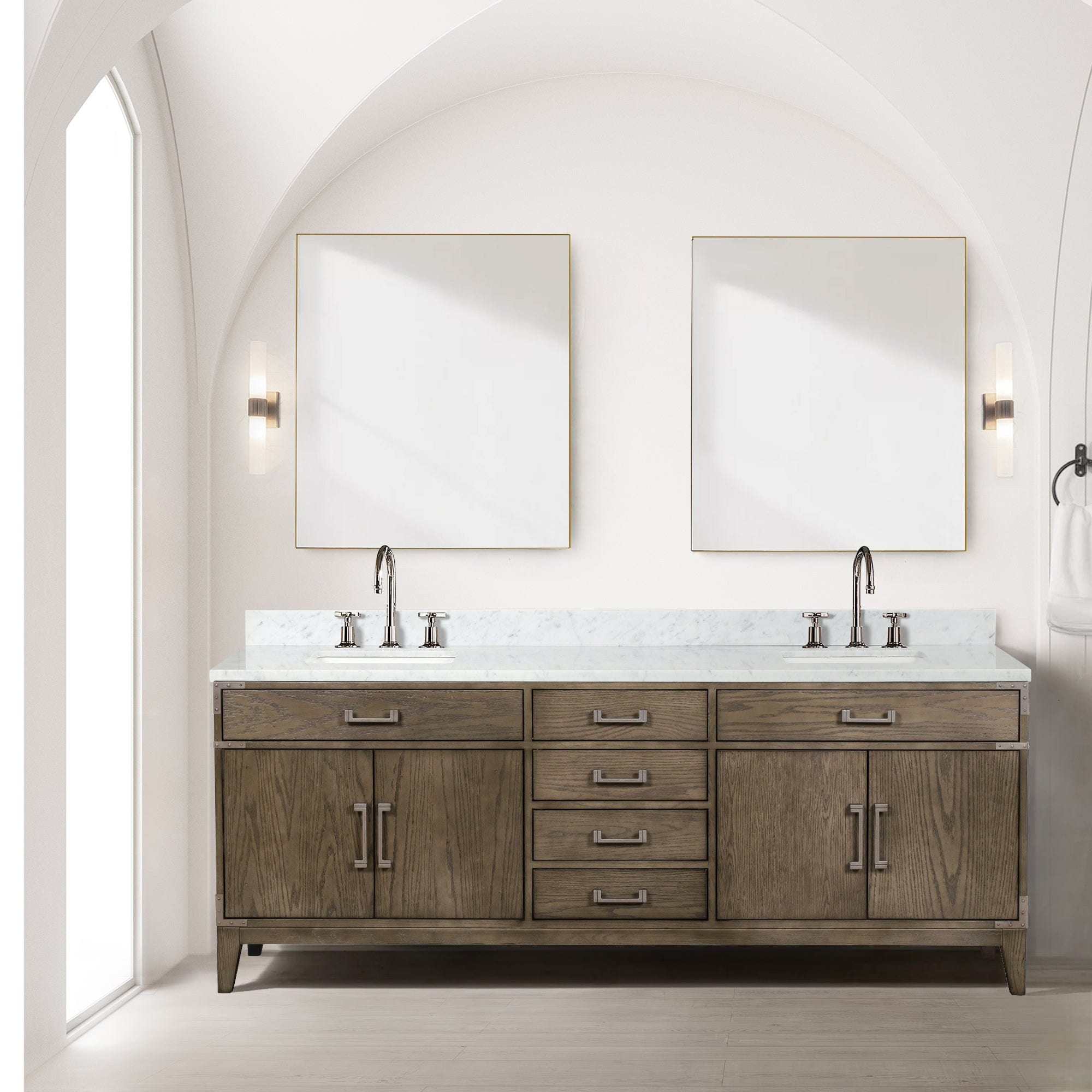 Bell + Modern Bathroom Vanity Harbor Double Bath Vanity