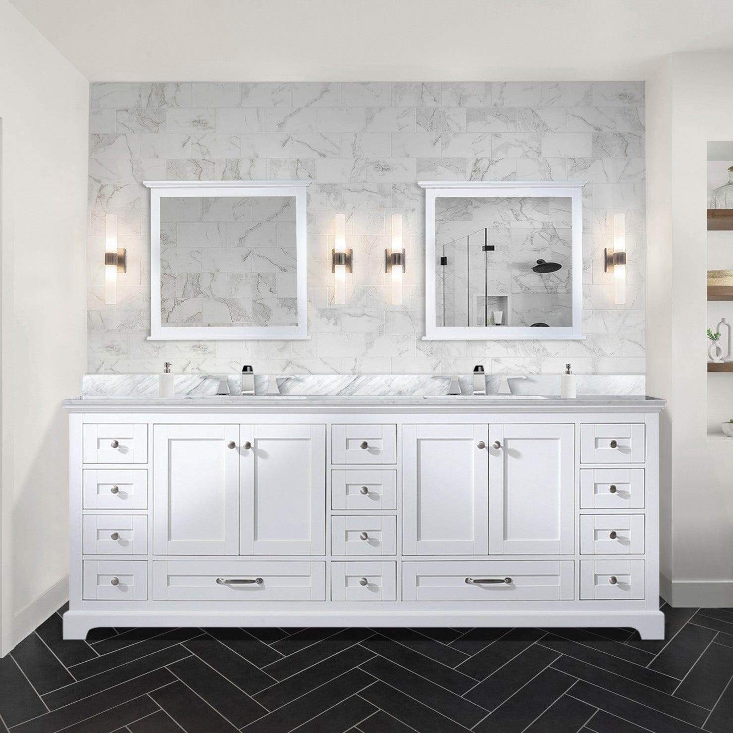 Bell + Modern Bathroom Vanity Tybee Double Bath Vanity