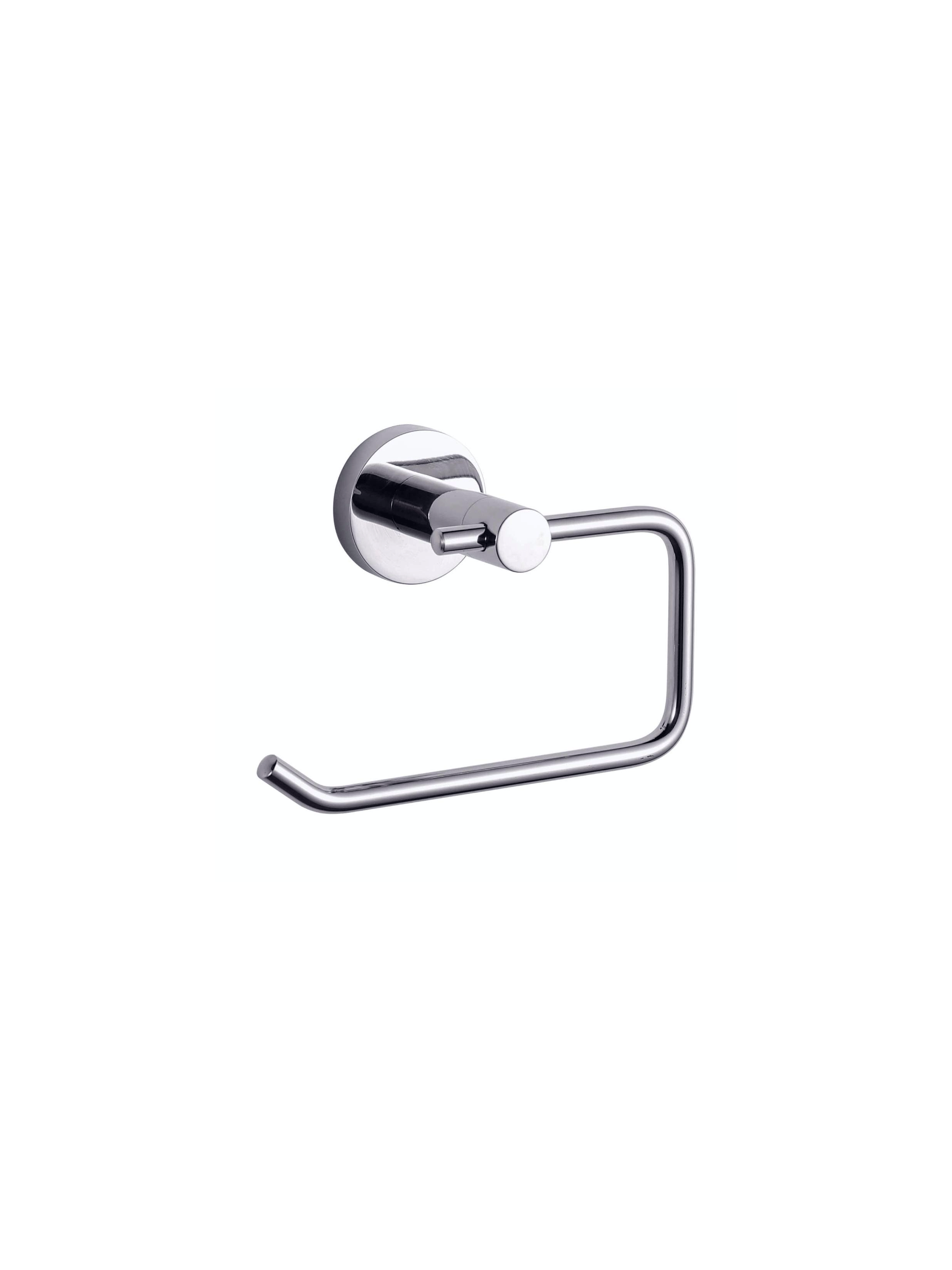 Lexora Toilet Paper Holder Chrome Bagno Nera Stainless Steel Toilet Paper Holder